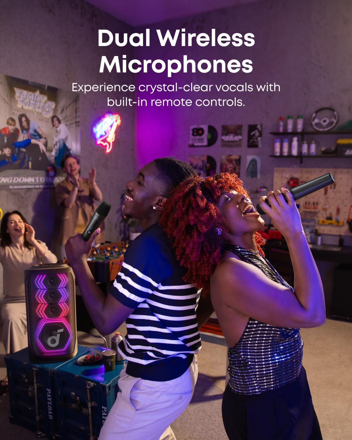 Rave 3s | Enceinte 200 W avec IA pour karaoké