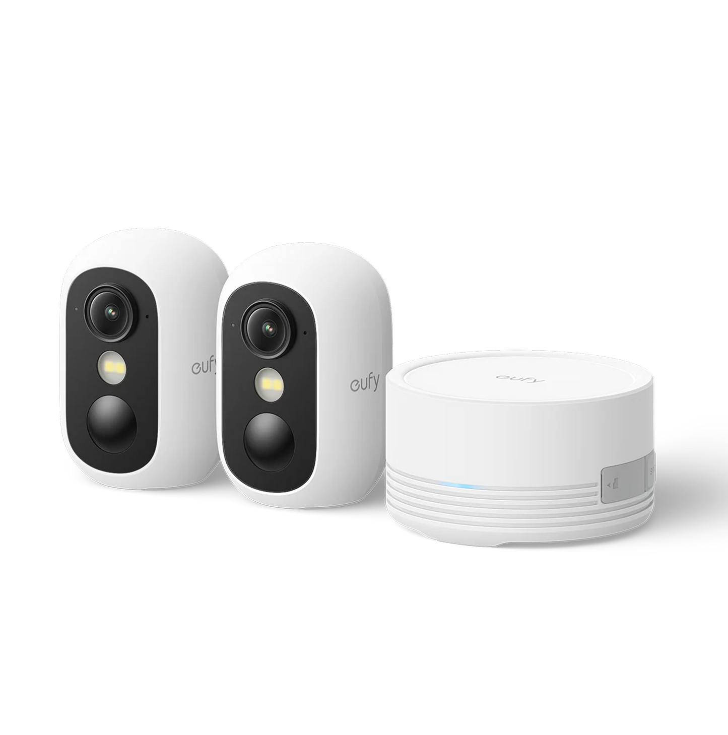 Kit 2 Caméras eufy C35 + HomeBase Mini