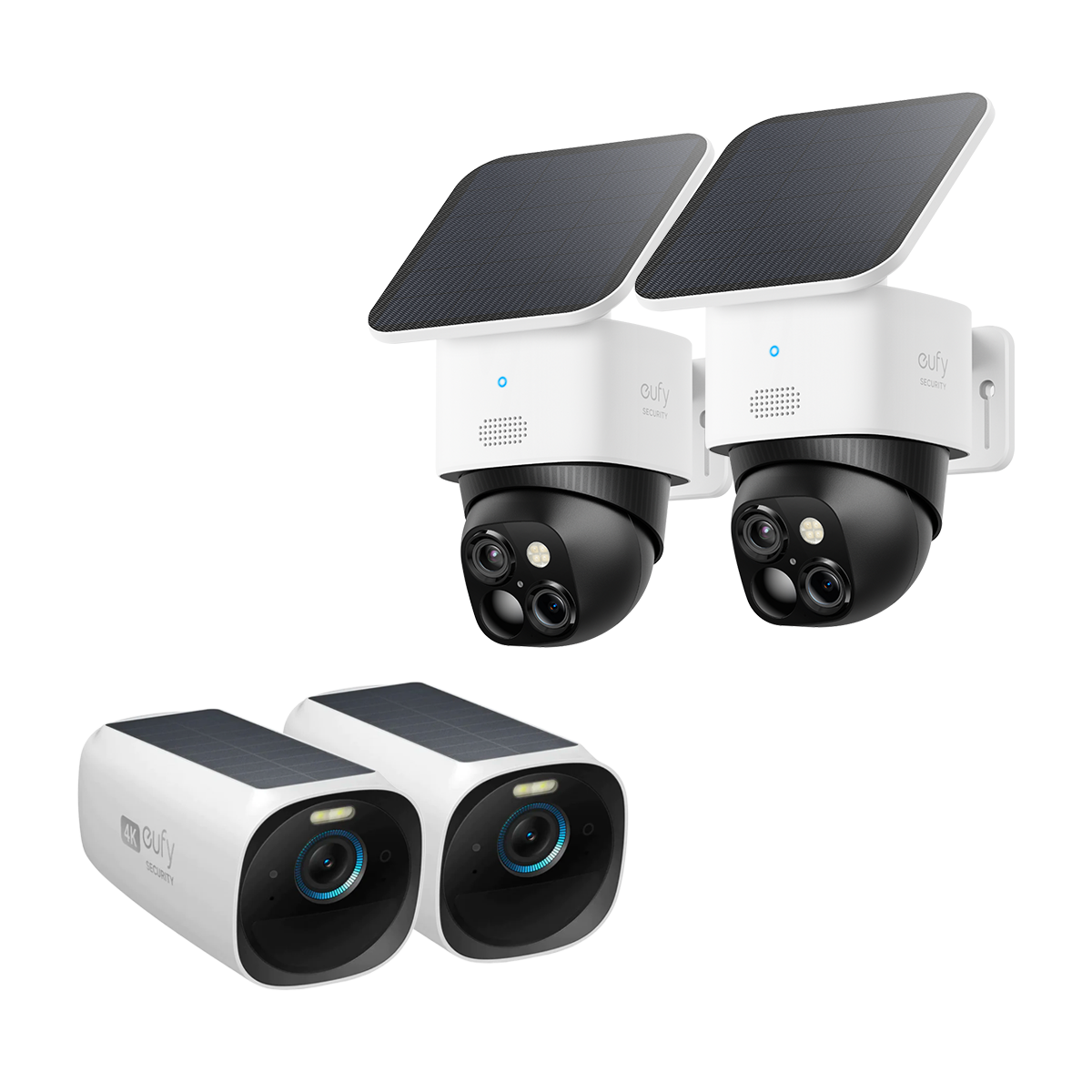 SoloCam S340 (pack de 2) + eufyCam S330 additionnelles (pack de 2)
