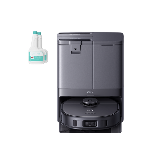 eufy X10 Pro Omni + Solution de nettoyage des sols durs (2 bouteilles)