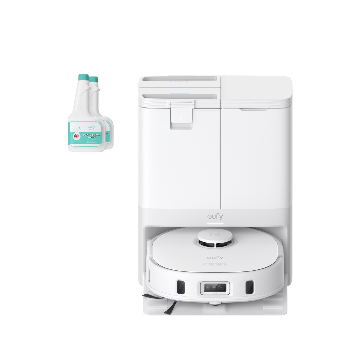 eufy X10 Pro Omni + Solution de nettoyage des sols durs (2 bouteilles)
