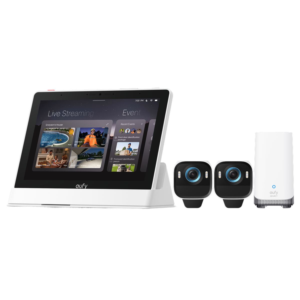 eufy Smart Display + Kit de 2 caméras eufyCam S3 Pro