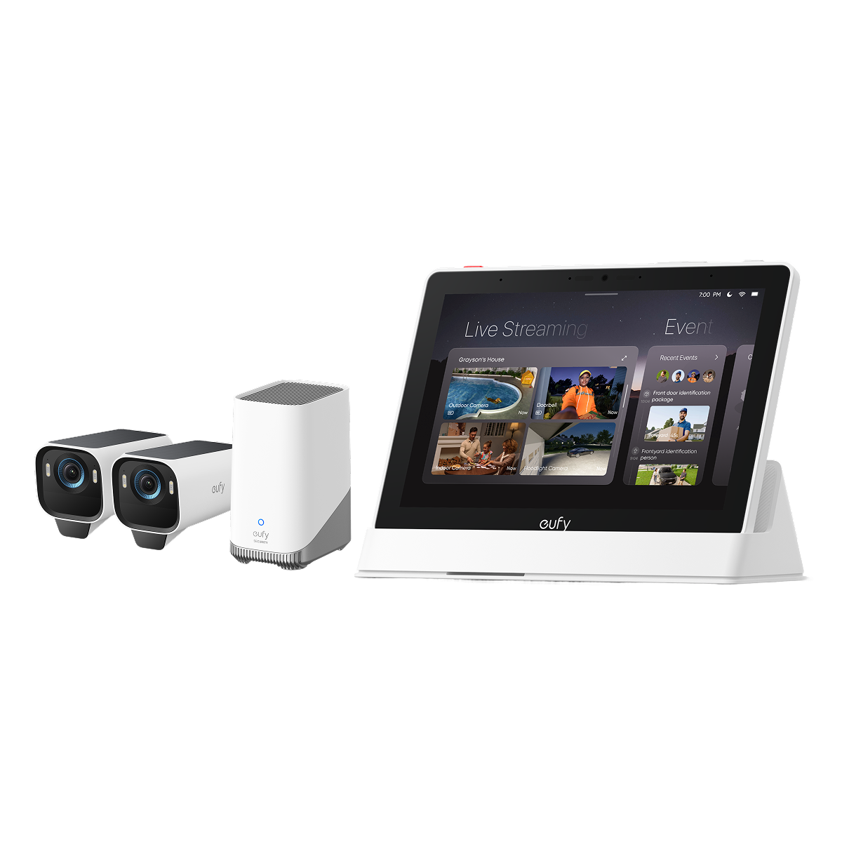 eufy Smart Display + Kit de 2 caméras eufyCam S3 Pro