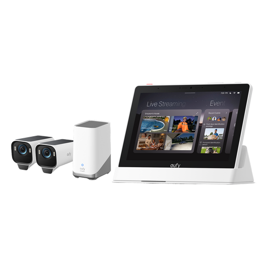 eufy Smart Display + Kit de 2 caméras eufyCam S3 Pro