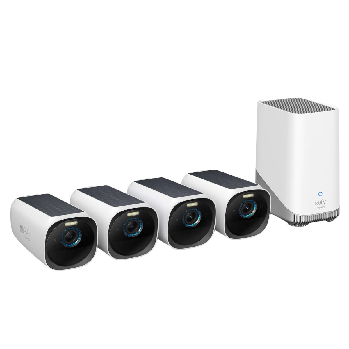 Kit de 4 caméras eufyCam S330 (eufyCam 3)+HomeBase 3