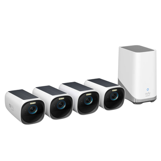 Kit de 4 caméras eufyCam S330 (eufyCam 3)+HomeBase 3