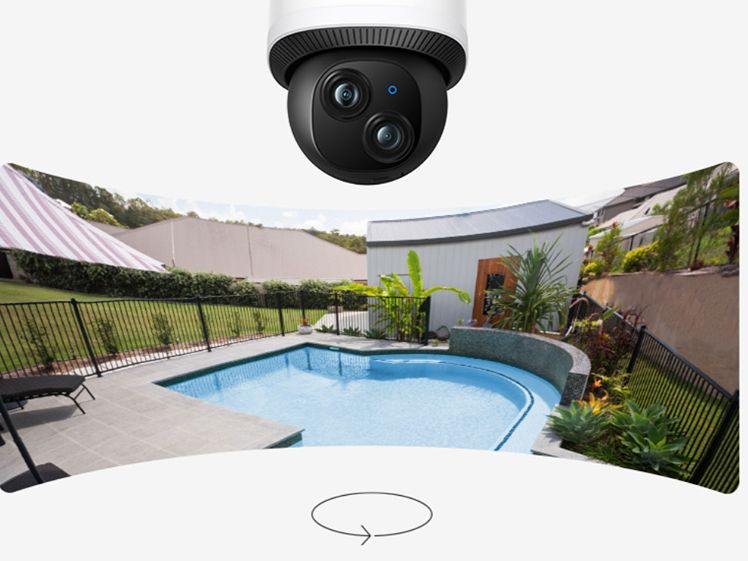Caméra de surveillance pour piscine