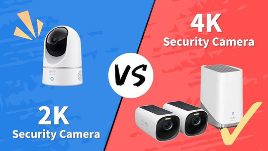 Caméra de surveillance 2k contre 4k