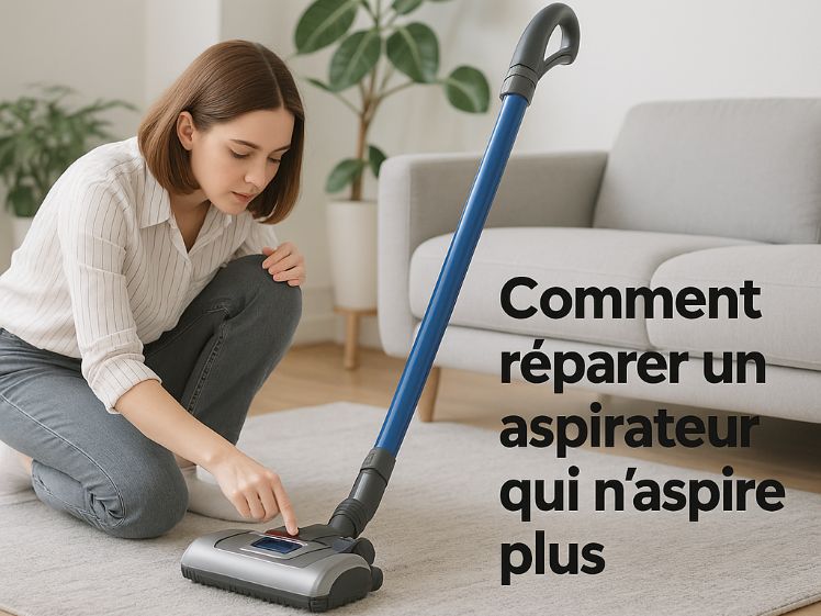 Comment réparer un aspirateur qui n’aspire plus
