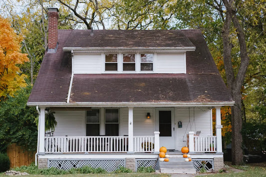 Une maison qui pourrait être marquée par un cambriolage
