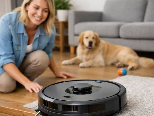 Aspirateur robot franchissement d’obstacles