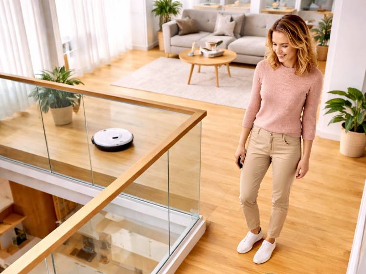 Aspirateur robot plusieurs étages