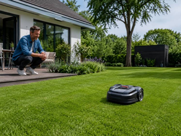 Robot tondeuse 800 m² sans fil