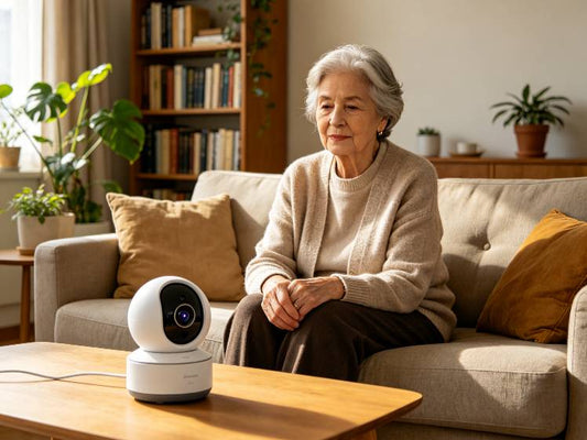 Caméra de surveillance pour personne âgée sans abonnement