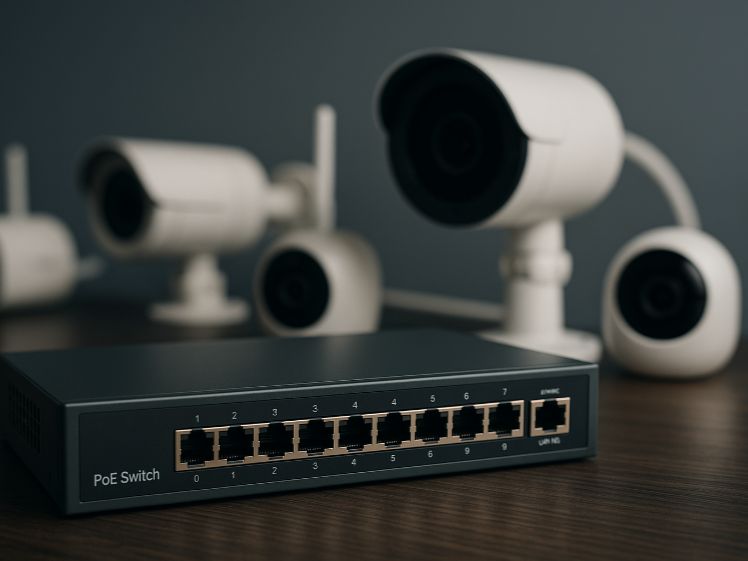 Le meilleur switch pour caméras PoE