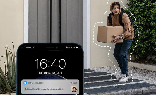 Notification à distance de la caméra de surveillance eufy