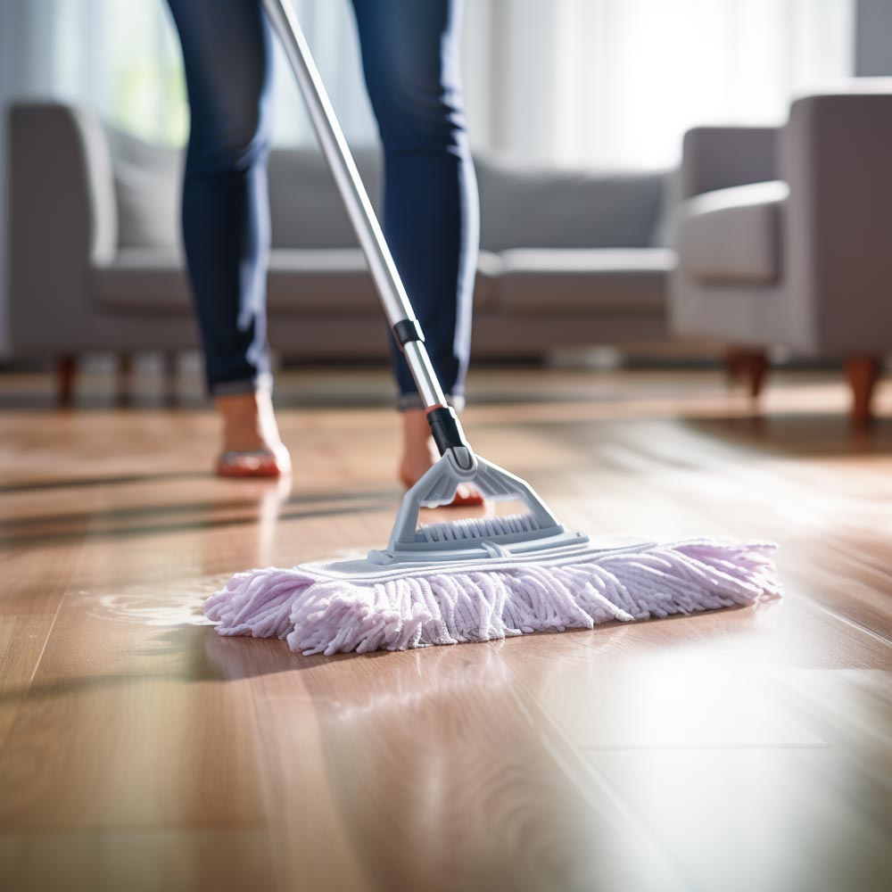 Nettoyer le sol avec du vinaigre