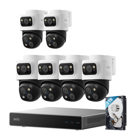 kit de 6 eufy Système de sécurité NVR PoE S4 Max