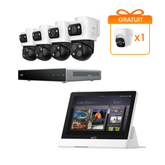 eufy Système de sécurité NVR PoE S4 Max + smart display