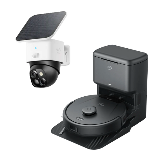 SoloCam S340 + eufy Clean L60 et station avec système d'autovidage