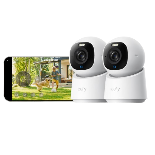 eufy Security Camera Interieure E30 (Pack de 2 caméras)