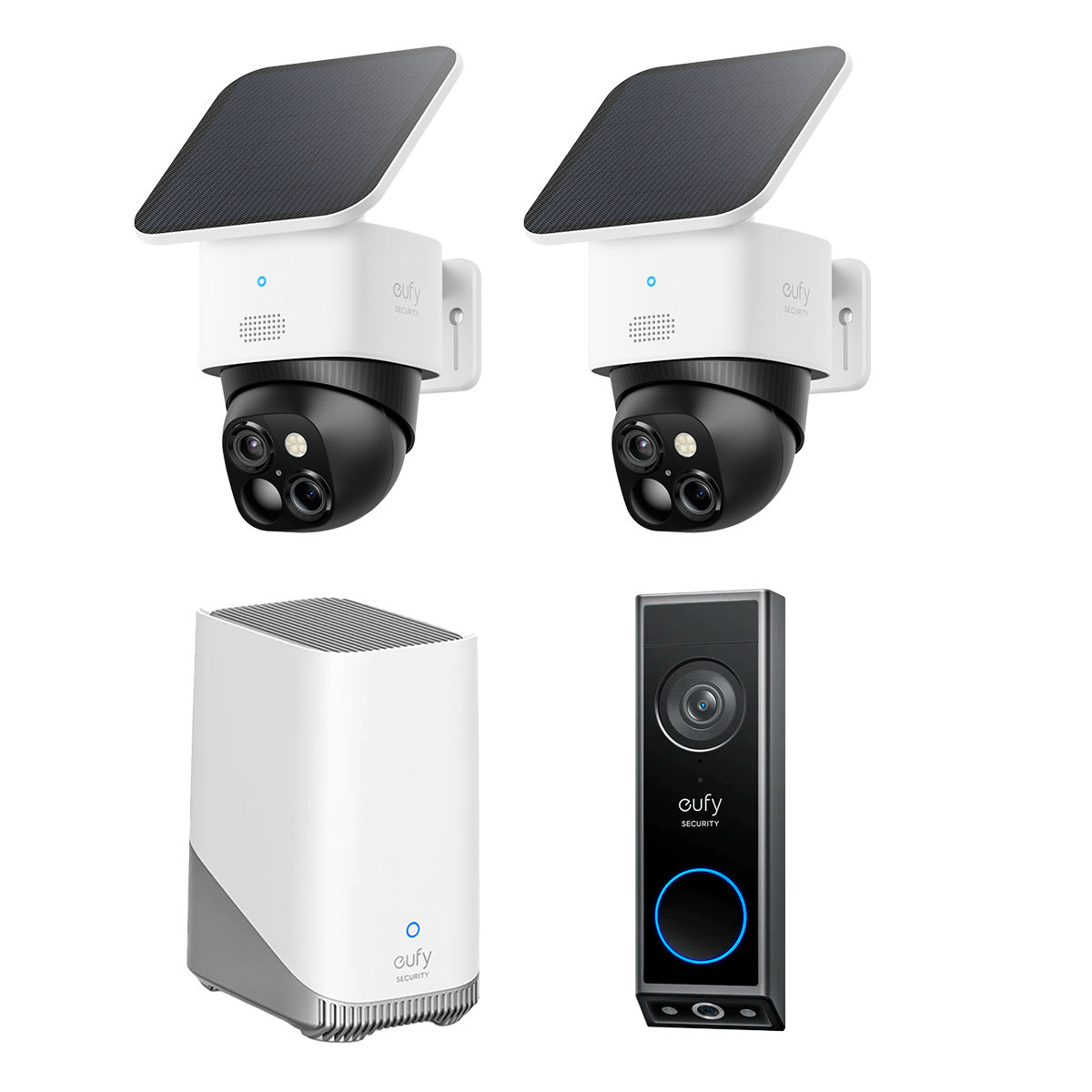 SoloCam S340 (pack de 2 caméras) + Sonnette vidéo E340 + Homebase 3