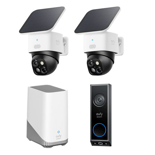 SoloCam S340 (pack de 2 caméras) + Sonnette vidéo E340 + Homebase 3