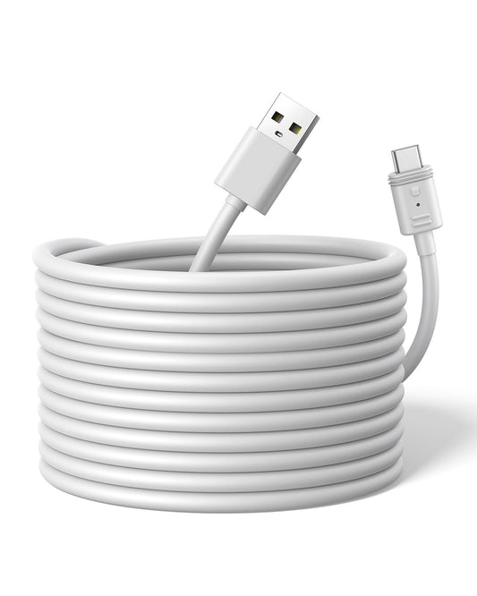 Câble d'alimentation USB-A vers USB-C (4,5 m) pour eufyCam S3 Pro et futures caméras sur batterie eufy