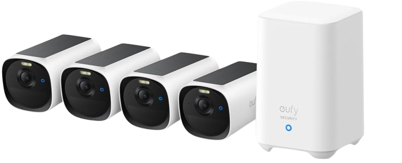 eufy Security Kit de 4 cámaras eufyCam E40 (HomeBase 2)