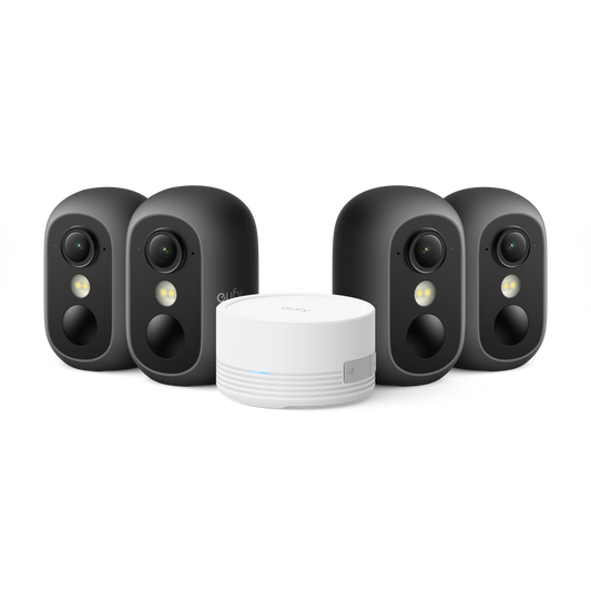 eufy Security eufyCam C35 Kit de 4 caméras (Noires)