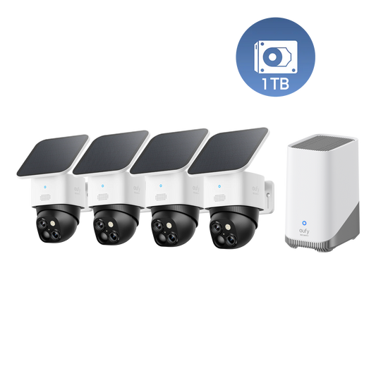 SoloCam S340 (pack de 4 caméras) + HomeBase S380 + Disque dur 1 To