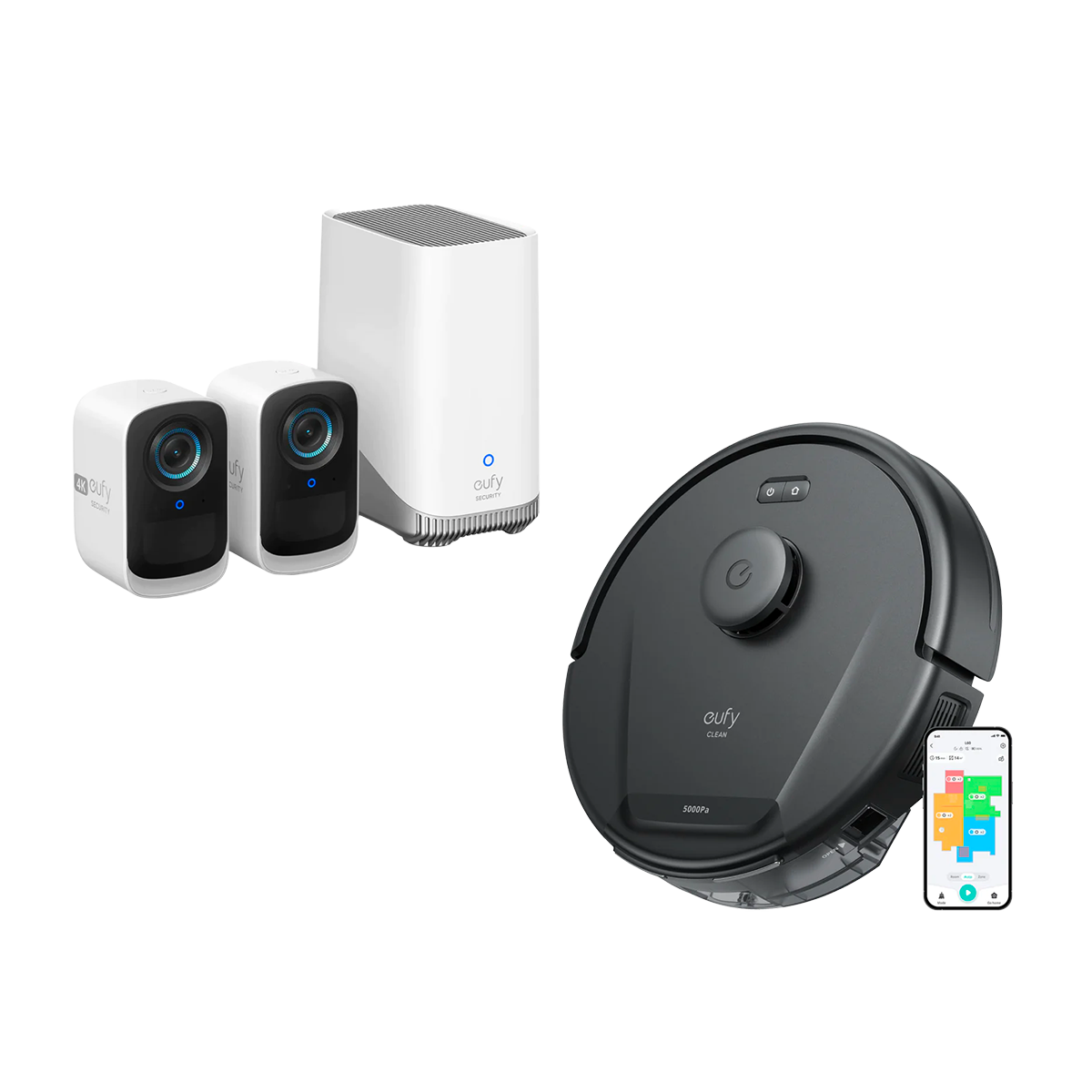 eufyCam S300 (eufyCam 3C) + L60 eufy Clean