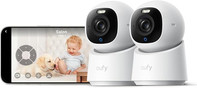 eufy Security Camera Interieure E30 (Pack de 2 caméras)