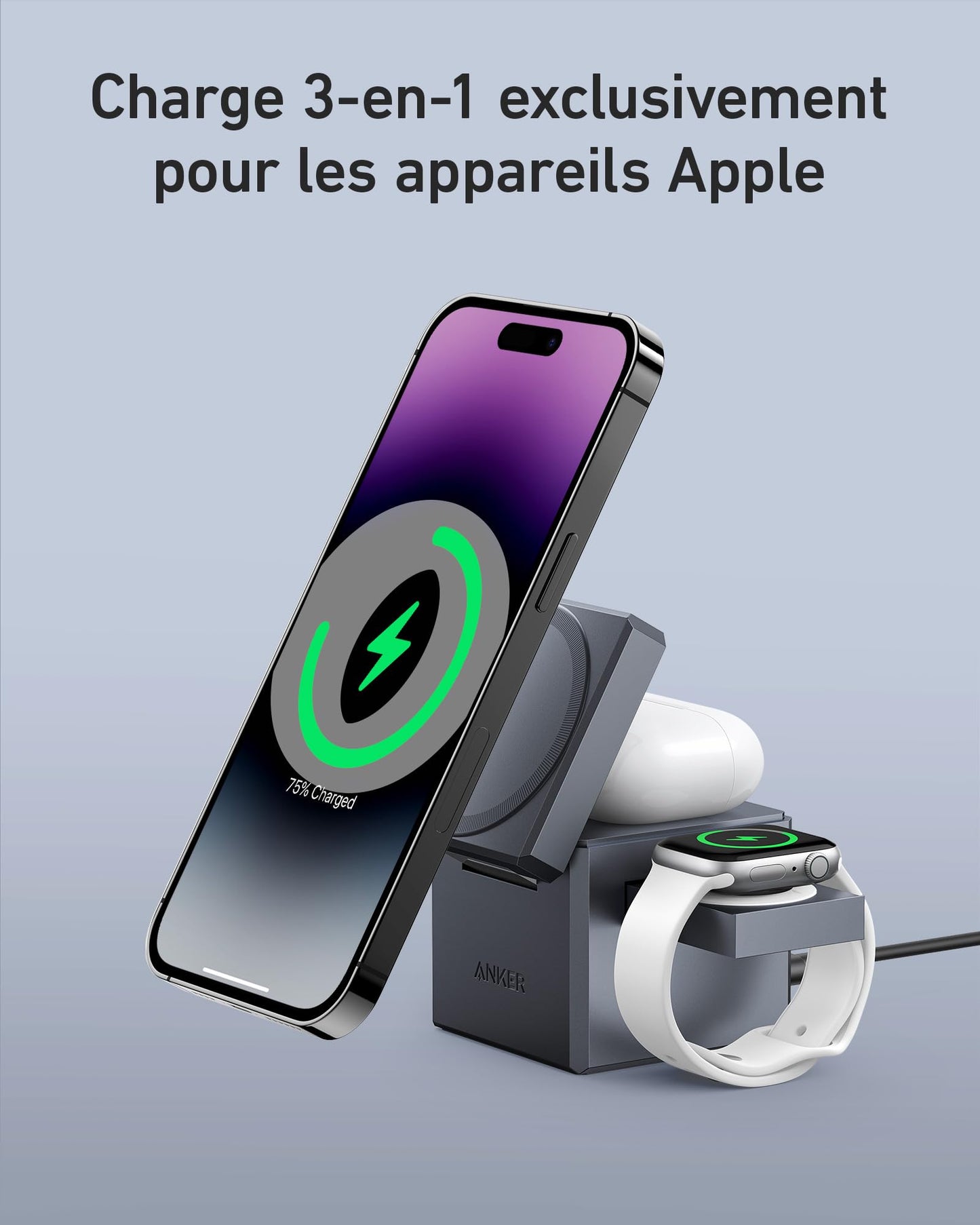 Cube 3-en-1 MagSafe Anker