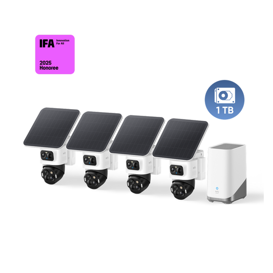 Kit de 4 caméras eufyCam S4 + Disque dur 1 To