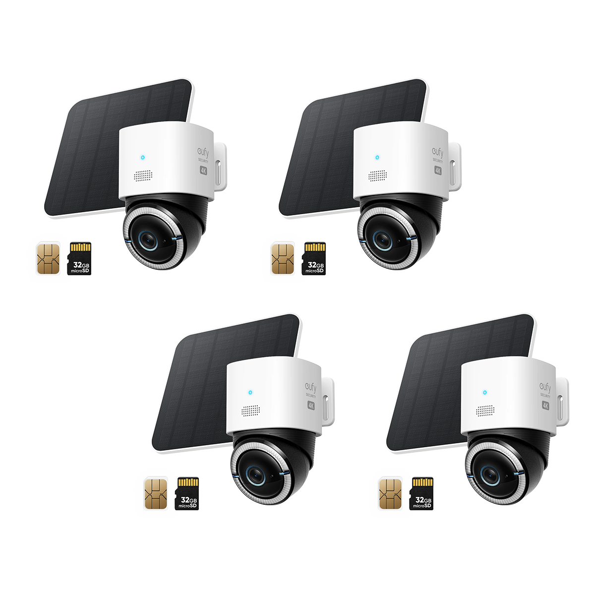 eufy 4G LTE Cam S330 (Pack de 4 caméras)