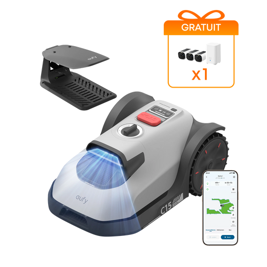 eufy Robot tondeuse C15 (avec Garage)