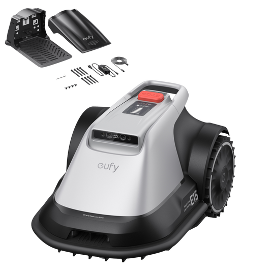 eufy Robot tondeuse E15 + eufy Station de charge complète