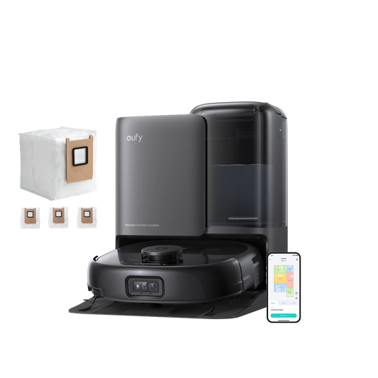 eufy Robot aspirateur Omni E25 + Sacs à poussière eufy