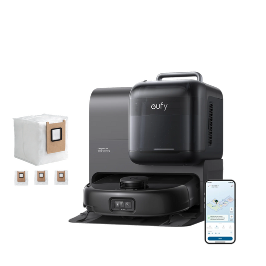 eufy Robot aspirateur Omni E28 + Sacs à poussière eufy