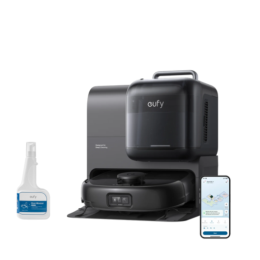 eufy Robot aspirateur Omni E28 + Solution de nettoyage pour sols