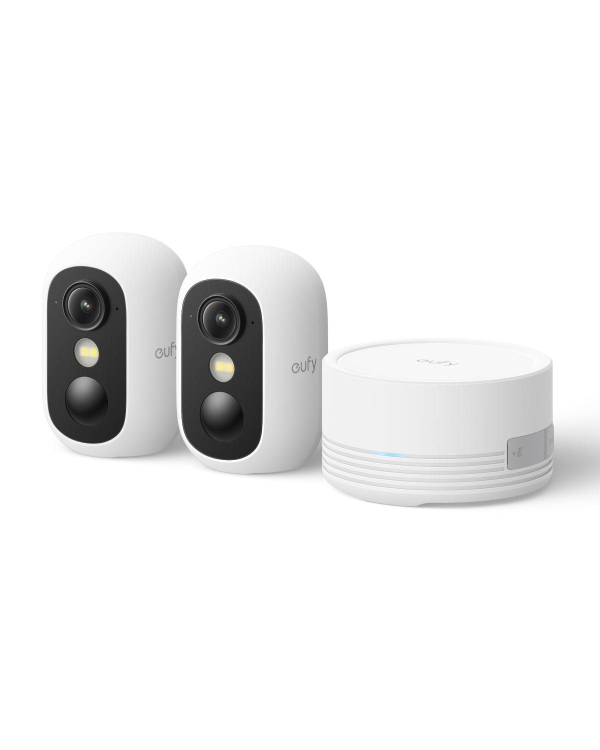 Kit 2 Caméras eufy C35 + HomeBase Mini