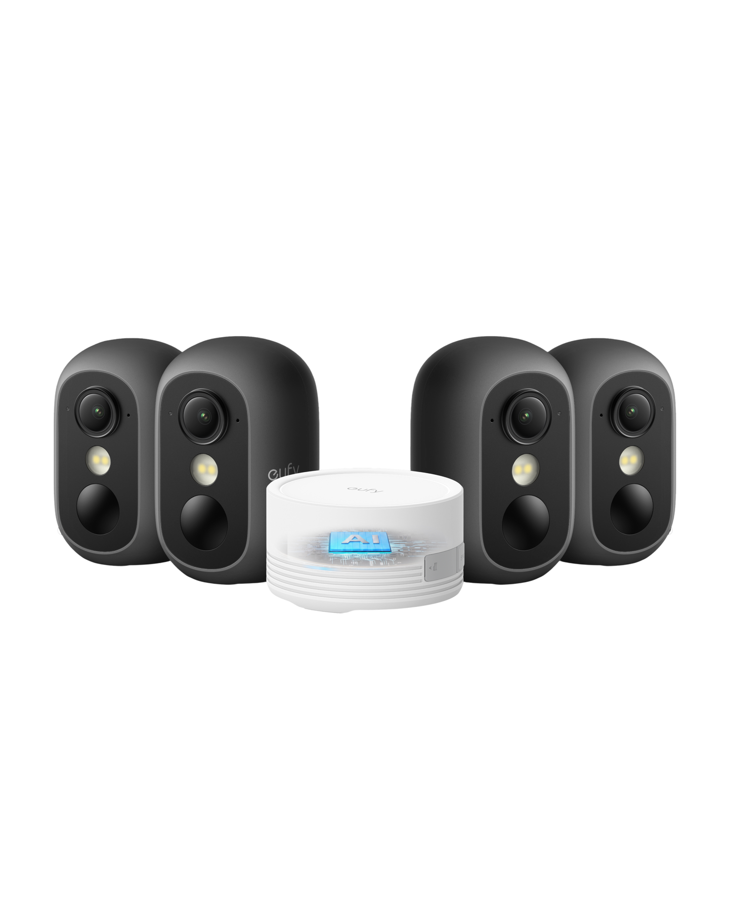 eufy Security eufyCam C35 Kit de 4 caméras (Noires)