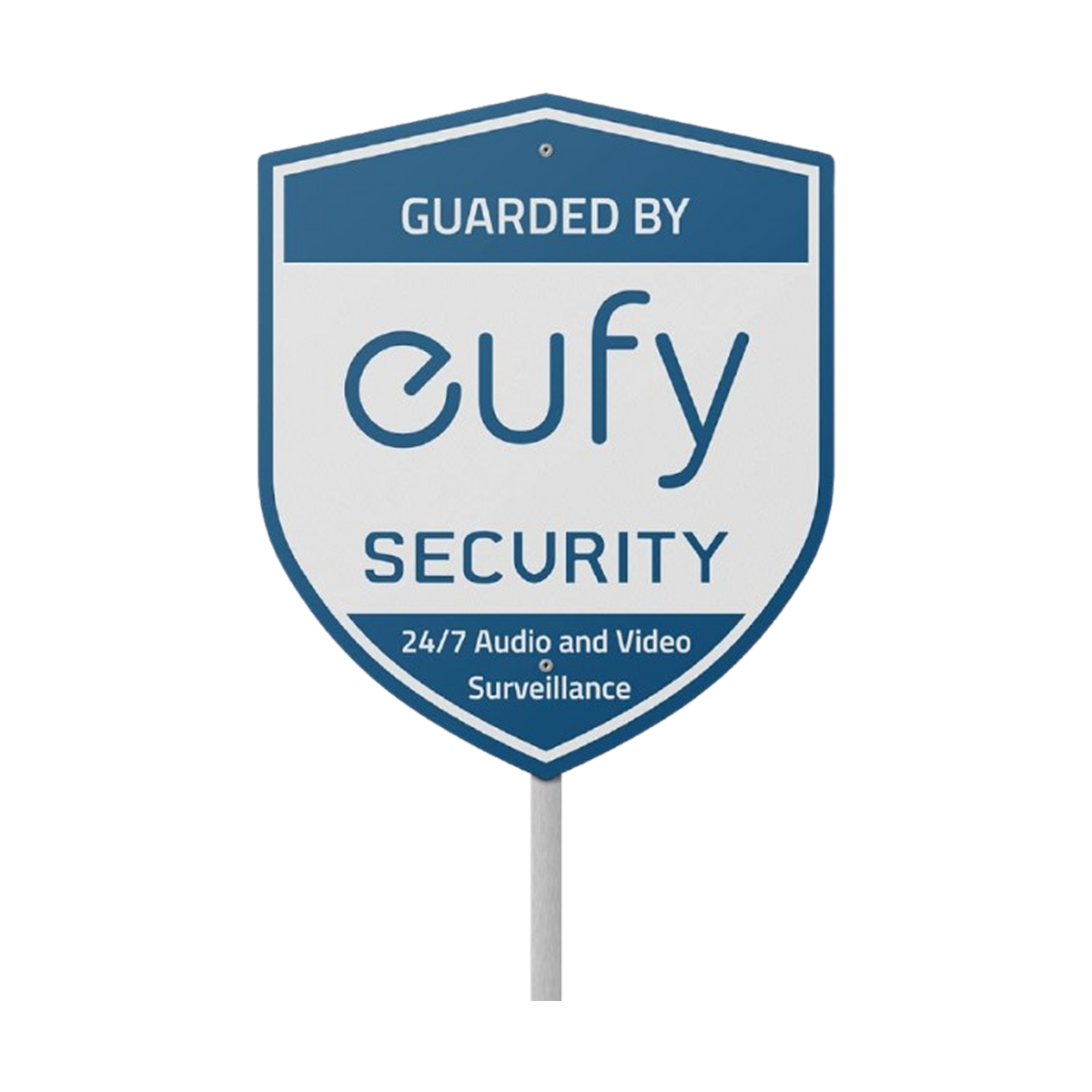 eufy Security-Schild - Panneau de jardin réfléchissant, Bonne visibilité, Dissuasion contre les intrusions, Facile à installer