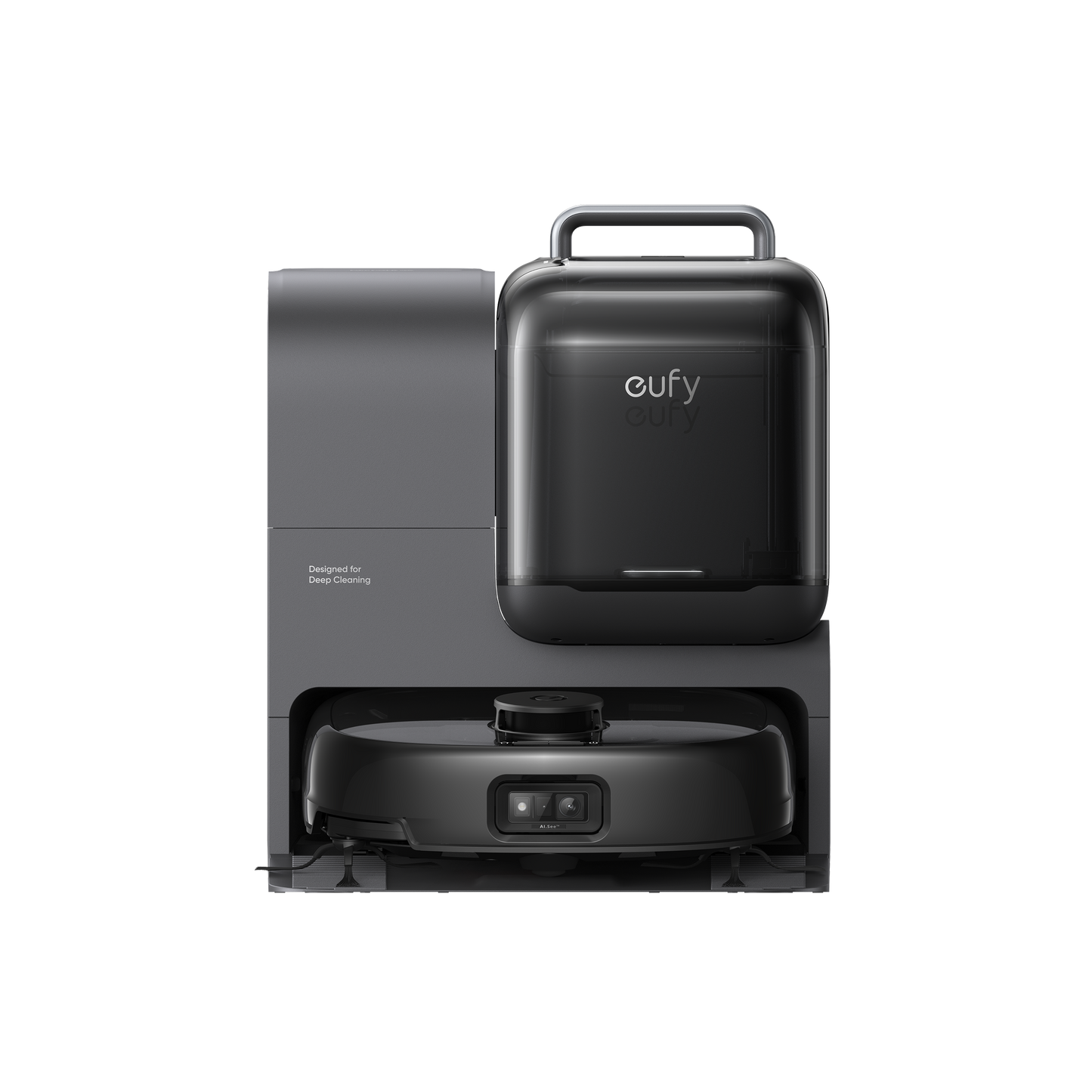 eufy Robot aspirateur Omni E28 +Kit de 4 caméras eufyCam S330 (eufyCam 3)