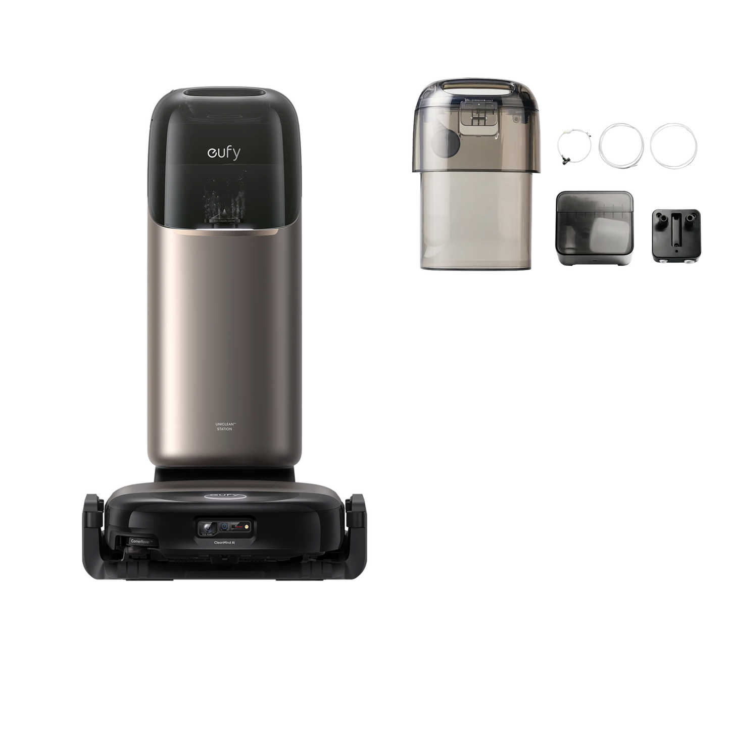 eufy Robot aspirateur laveur Omni S2 + Système de remplissage et de vidange automatique