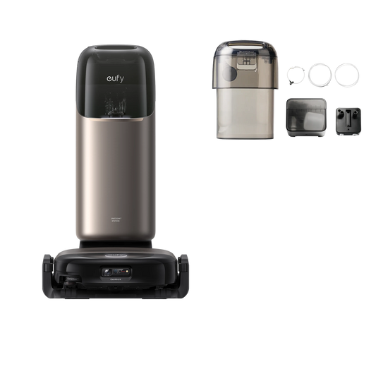 eufy Robot aspirateur laveur Omni S2 + Système de remplissage et de vidange automatique