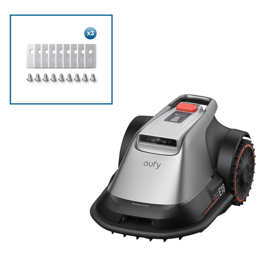 eufy Robot tondeuse E18 +Boîte de lames de rechange eufy