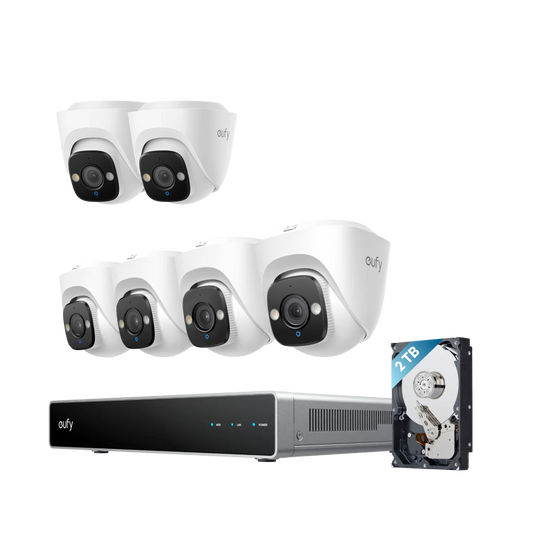 Kit de 6 Système de vidéosurveillance NVR PoE eufy E41