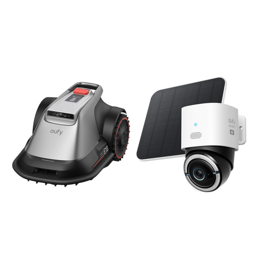 eufy Robot tondeuse E18 + Caméra 4G LTE S330 eufy